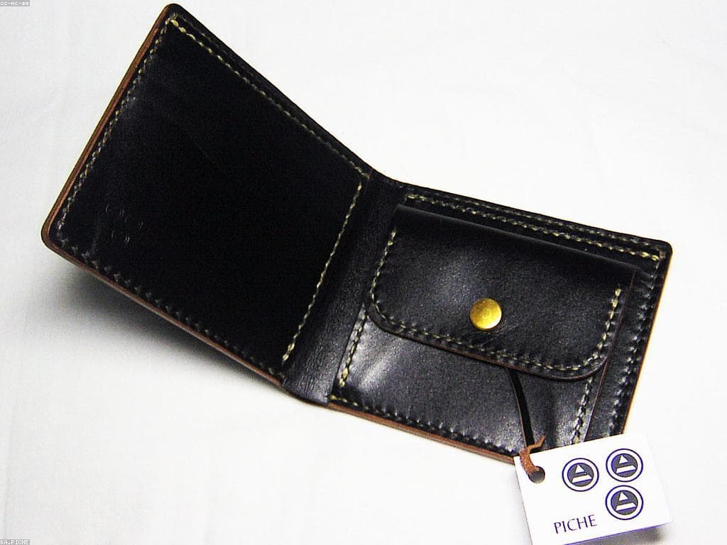 Portefeuille slim en cuir, protection RFID — vue 3